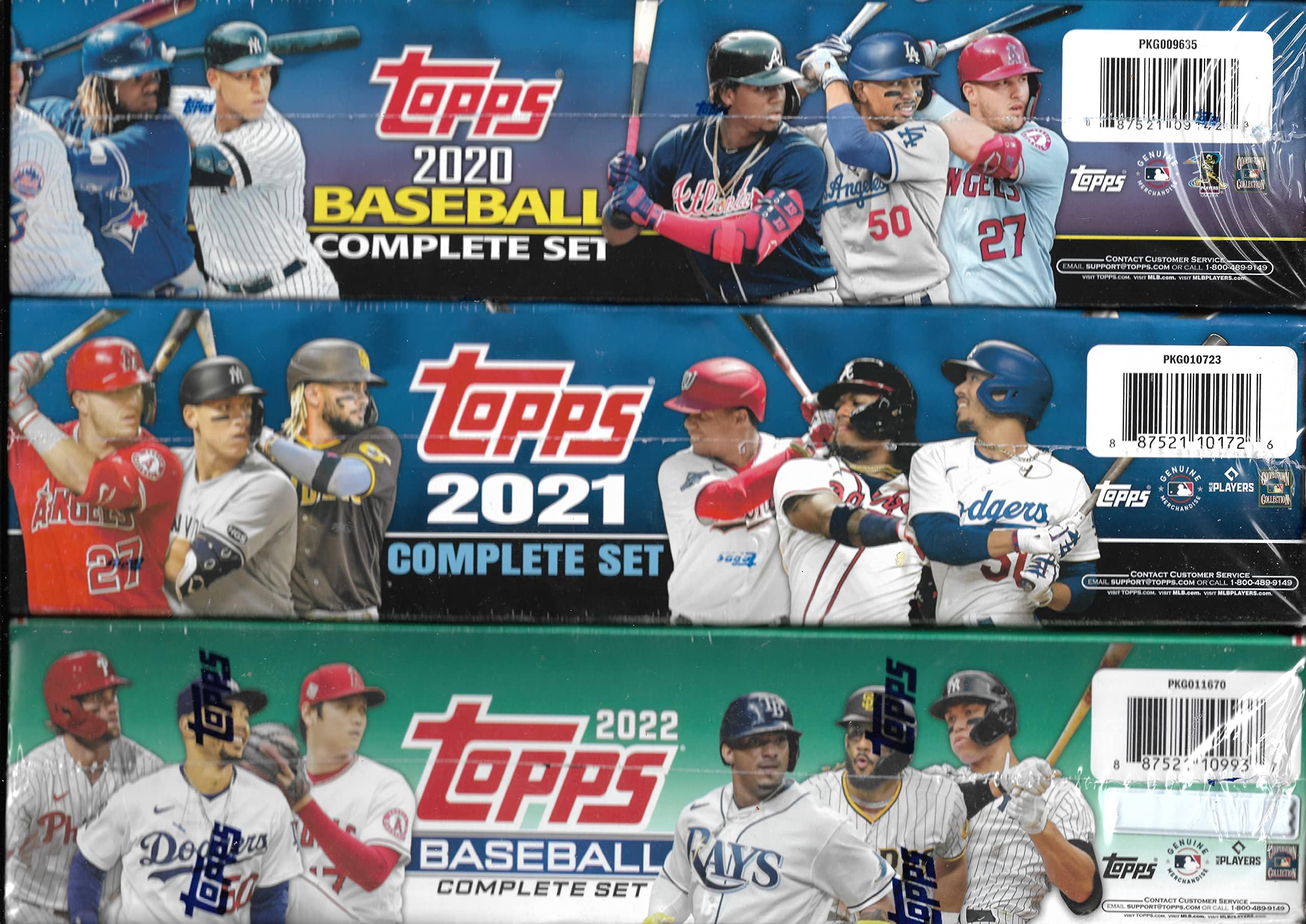 Amazon.com: 2020, 2021, 2022 Topps Baseball Cards Factory